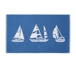 Sailboat Bath Mat