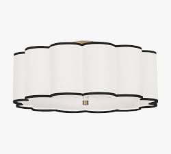 Tess Scalloped Flush Mount (16"-24")
