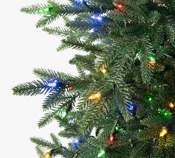 Tree Classics by Balsam Hill Lit Oregonian Slim Faux Christmas Tree