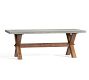 Abbott Concrete &amp; Acacia Outdoor Dining Table (84")