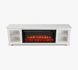 Bartow Electric Fireplace Media Cabinet (81")