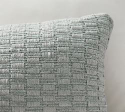 Cruz Eco-Friendly Textured Lumbar Outdoor Pillow