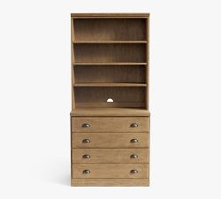 Pottery Barn Printers Storage Bookcase