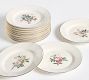 12 Days of Christmas Stoneware Appetizer Plates - Mixed Set of 12