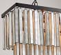 Astrid Capiz Rectangular Chandelier (37")