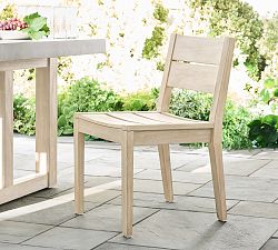 Open Box: Indio Eucalyptus Modern Outdoor Dining Side Chair