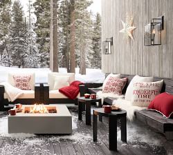 Fair Isle Snowflake Pillow Cover