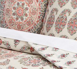 Remy Paisley Print Reversible Cotton Duvet Cover &amp; Shams
