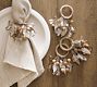 Rustic Leaf Napkin Rings - Set of 4
