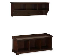 Samantha Entryway Bench &amp; Shelf