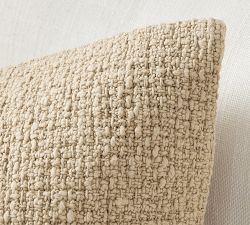 Textured Solid Slub Pillow Cover
