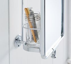 Vintage Rounded Rectangular Swivel Mirror