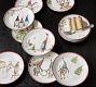 12 Gnomes of Christmas Stoneware Appetizer Plates