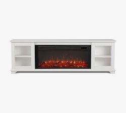 Bartow Electric Fireplace Media Cabinet (81")