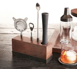Chateau Handcrafted Wood Barware Collection