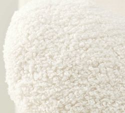 Cozy Teddy Faux Fur Heart Shaped Pillow