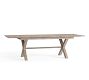Indio Eucalyptus X-Base Extendable Dining Table + Chair Dining Set