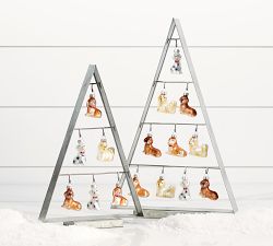 Mercury Mini Christmas Pups Ornaments Set