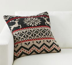 Oscar Fair Isle Sweater Pillow Cover