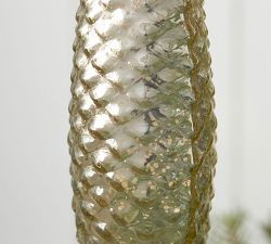 Oversized Mercury Glass Pinecone Ornament