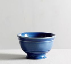 Cambria Handcrafted Stoneware Footed Snack Bowl