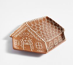 Gingerbread House Stoneware Serving Platter