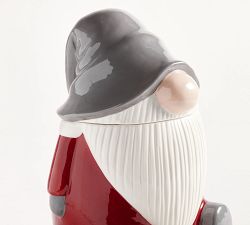 Gnome Ceramic Cookie Jar