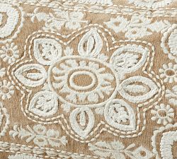 Grania Embroidered Lumbar Pillow