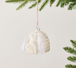 Lit Mercury Igloo Ornament