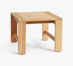 Malibu Teak Square Outdoor Side Table (24")