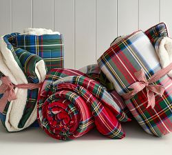 Stewart Plaid Flannel Reversible Comforter