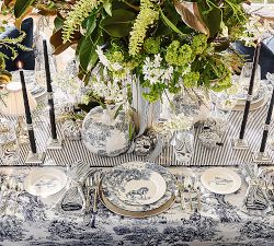 Brandon Maxwell Groveland Toile Reversible Table Runner