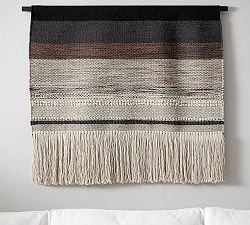 Handwoven Fiber Art Panel