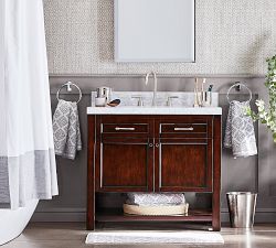 Linwood Border Linen Cotton Shower Curtain