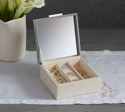 Pixley Leather Small Jewelry Box