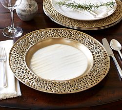 Punched Metal Charger Plate