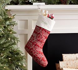 Sentiment Quilted Stocking