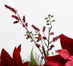 Composed Poinsettia Centerpiece