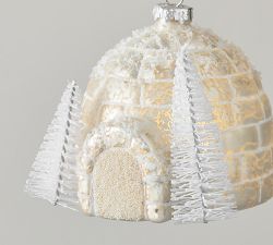 Lit Mercury Igloo Ornament