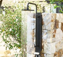 Malibu Metal Outdoor Wall Shower