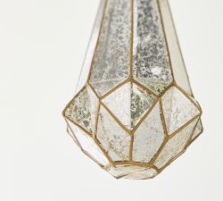 Mercury Geometric Finial Ornament