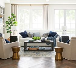 Shae Round Metal Accent Table (13.5")