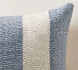Open Box: Classic Striped Handwoven Outdoor Pillow