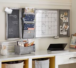 Galvanized System Magnetic Clipboard