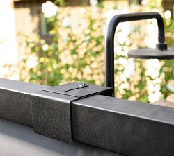 Malibu Metal Outdoor Wall Shower