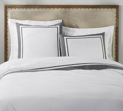 Parker Organic Percale Duvet Cover