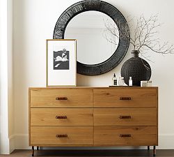 Wren Jute Round Wall Mirror