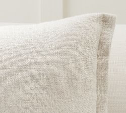 Fold Over Linen Pillow Cover