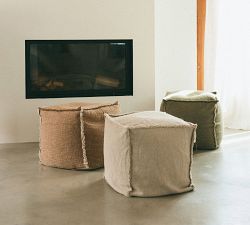 Lorena Canals Handloomed Pouf
