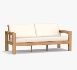 Malibu Teak Outdoor Sofa (77")